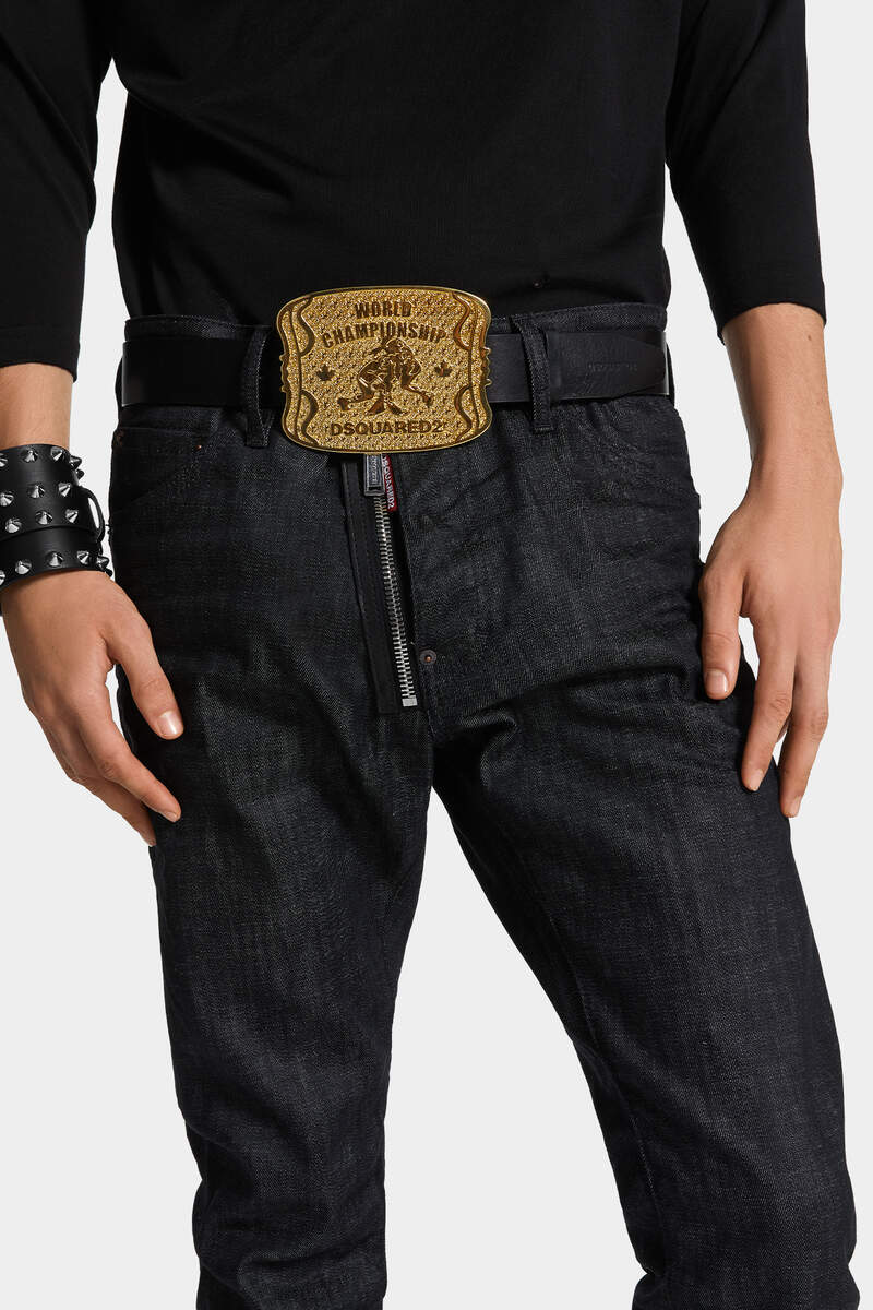 DSQUARED2 engraved belt