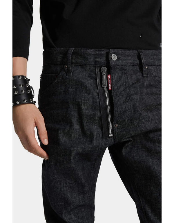 Black Rinse Wash Cool Guy Jeans