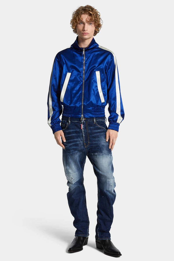 Dark White Line Wash London Bro Jeans