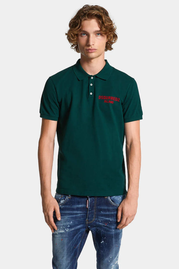 Dyed Tennis Fit Dsquared2 Milano Polo