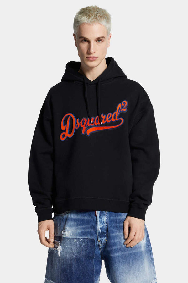 Relax Fit Sponge Patch Hoodie