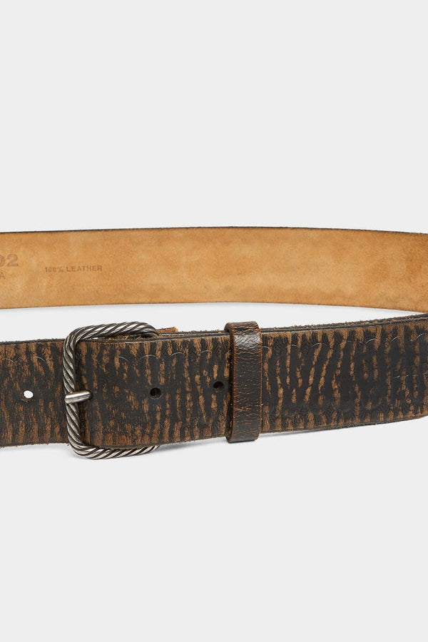 Vintage Buckle Scallop Belt
