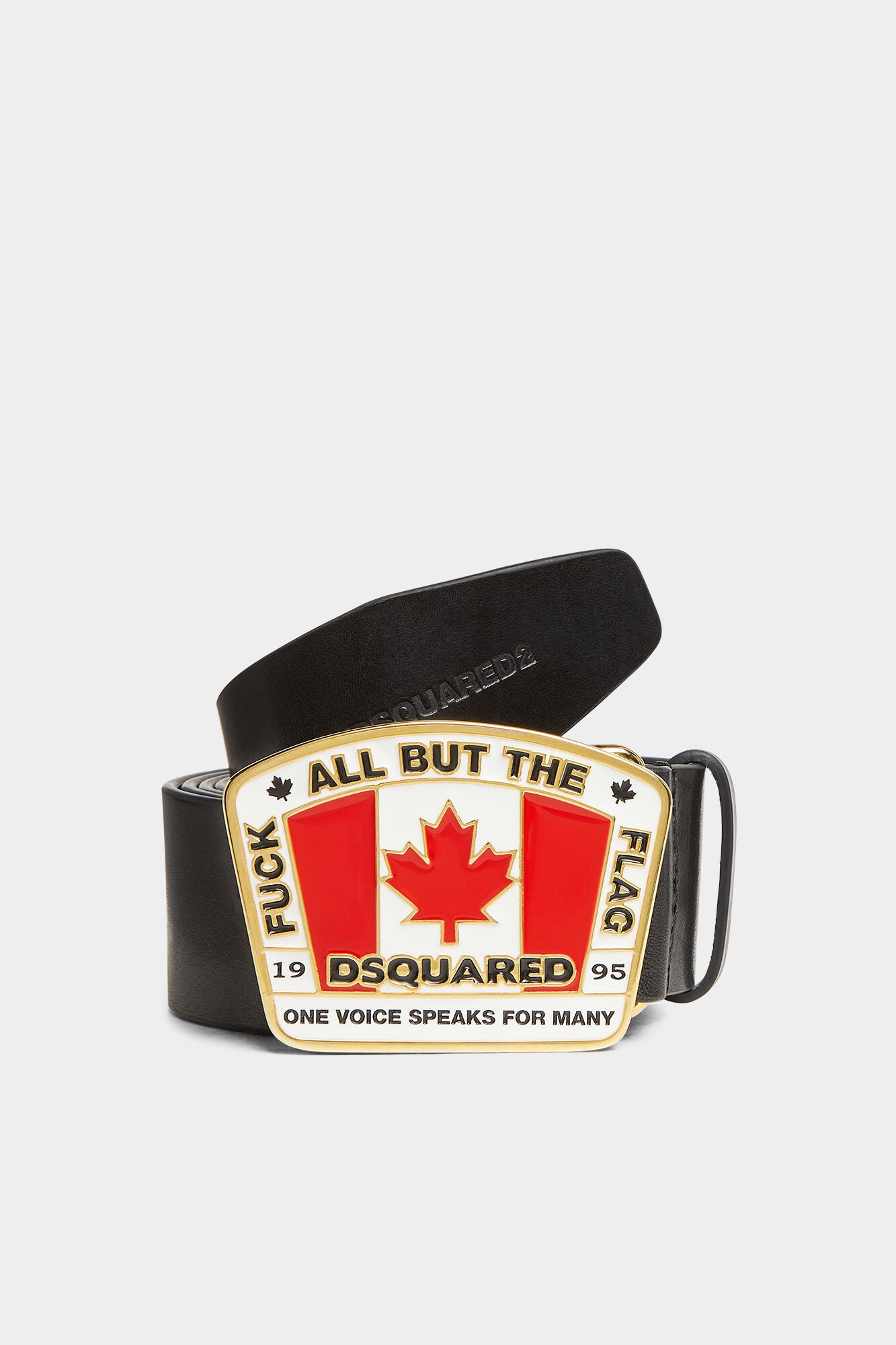 Canadian Flag Plaque Belt