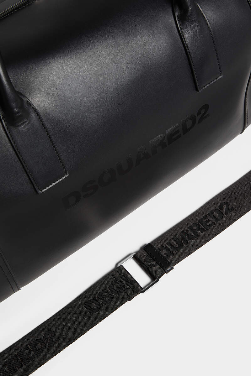 Deep Black Duffle Bag