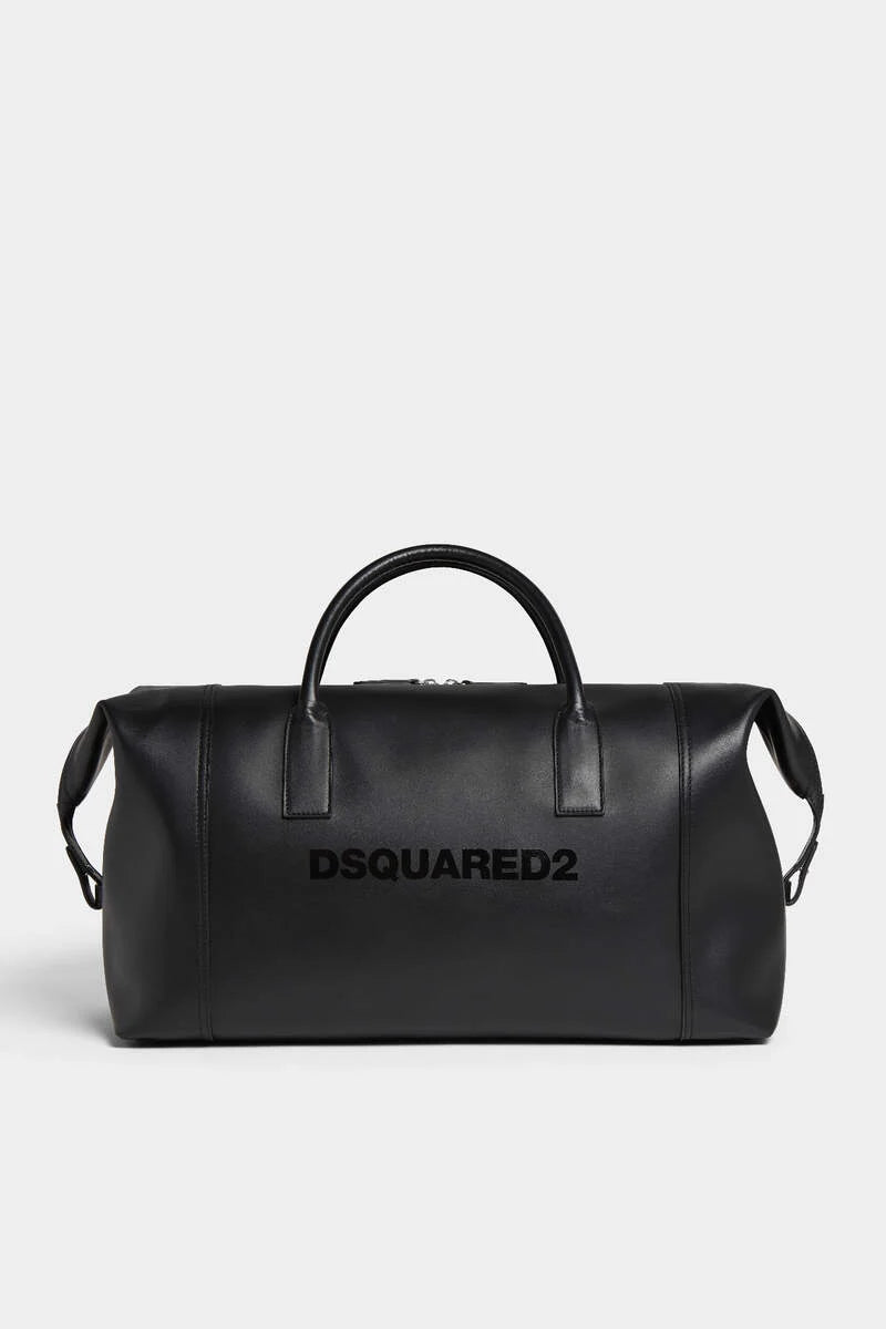 Deep Black Duffle Bag