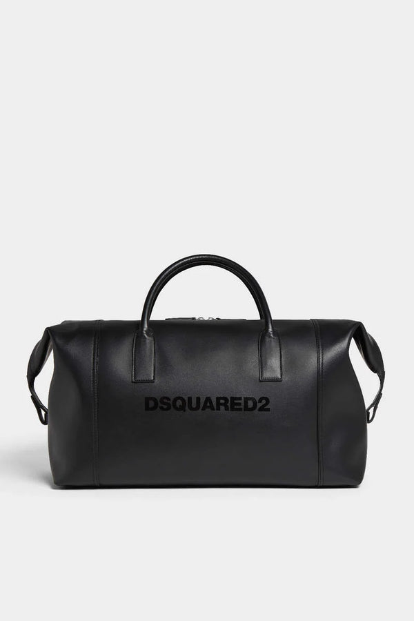 Deep Black Duffle Bag