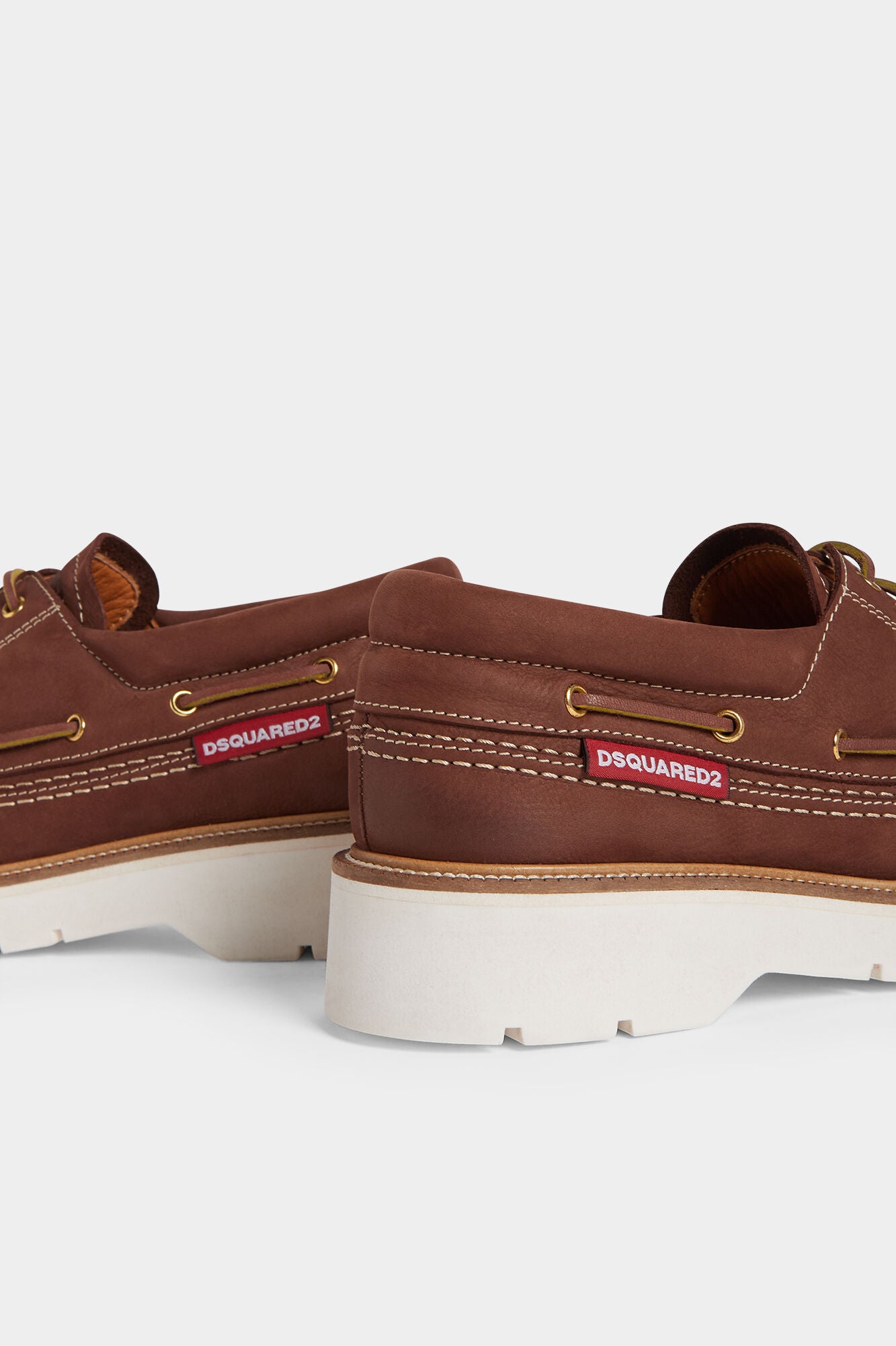 Leather boat shoes