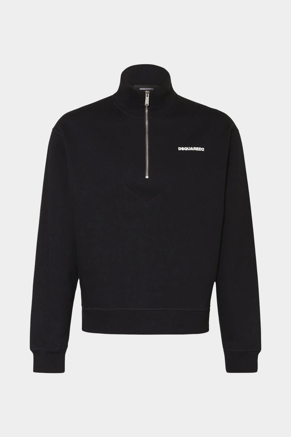 Sweatshirt Just Right Fit Half Zip