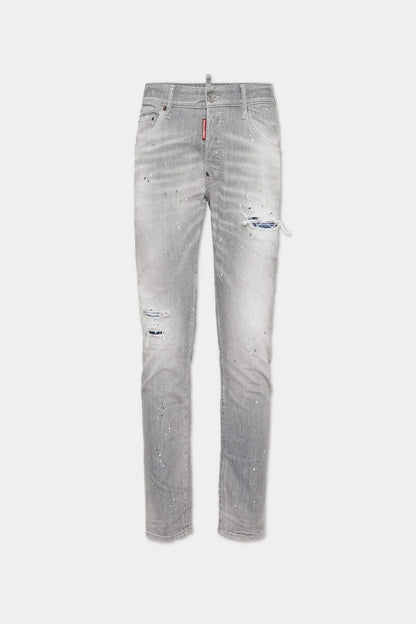 Blue Peaks Grey Wash Skater Jeans