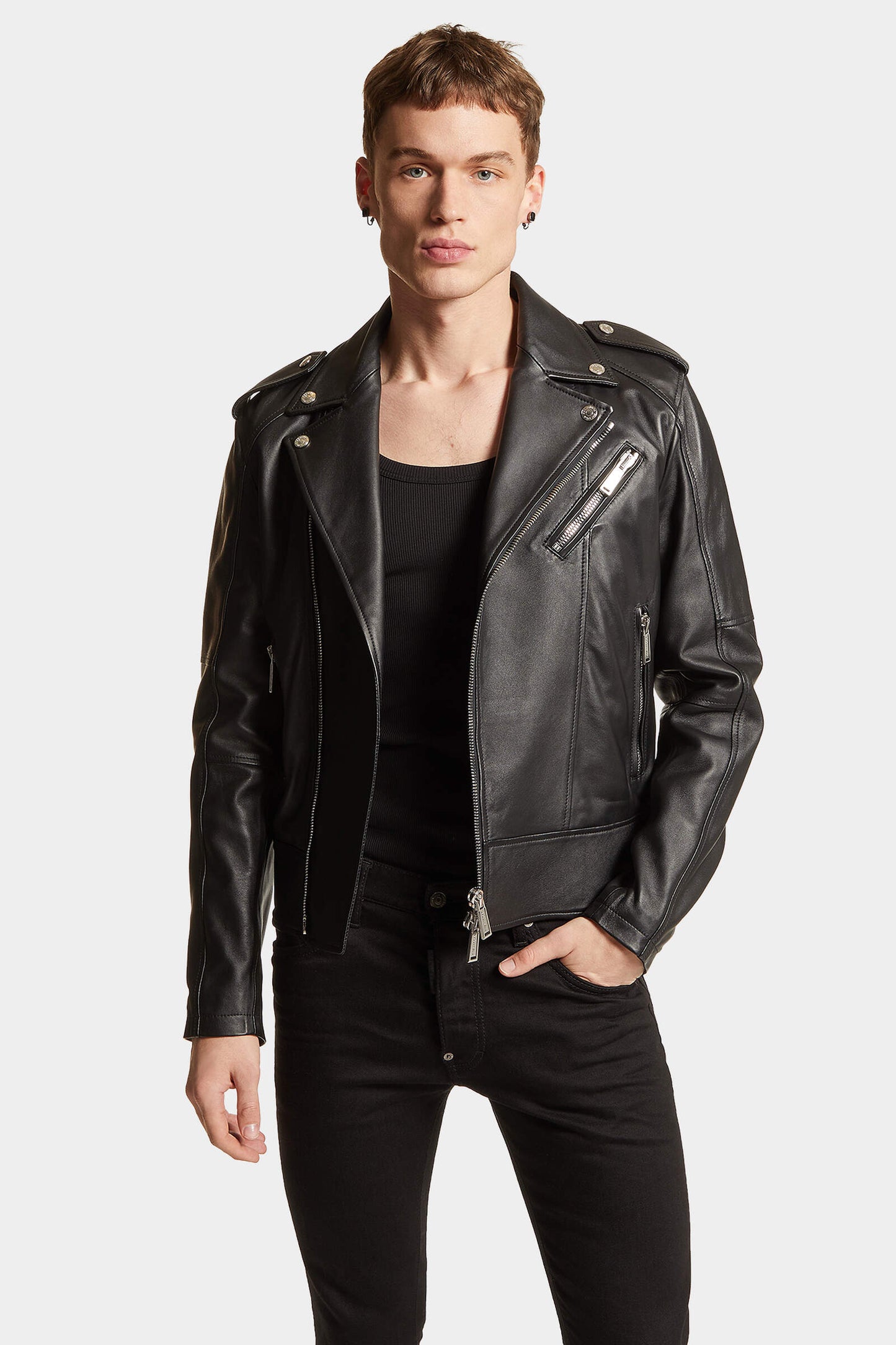 Blouson en cuir Kiodo