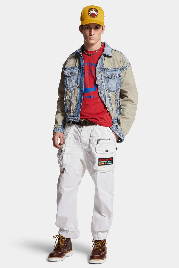 Super Ripped Mixed Jacket