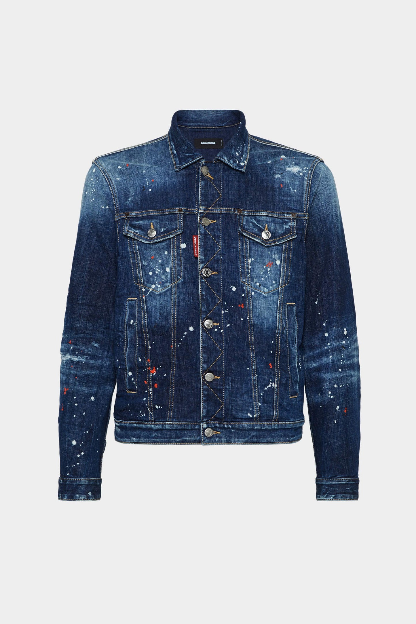 Veste trucker Dan Fit délavage moyen