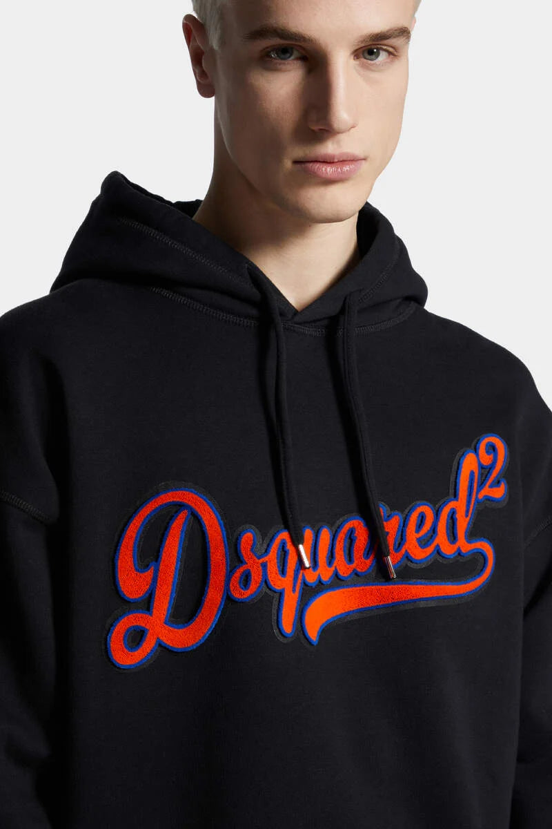 Relax Fit Sponge Patch Hoodie