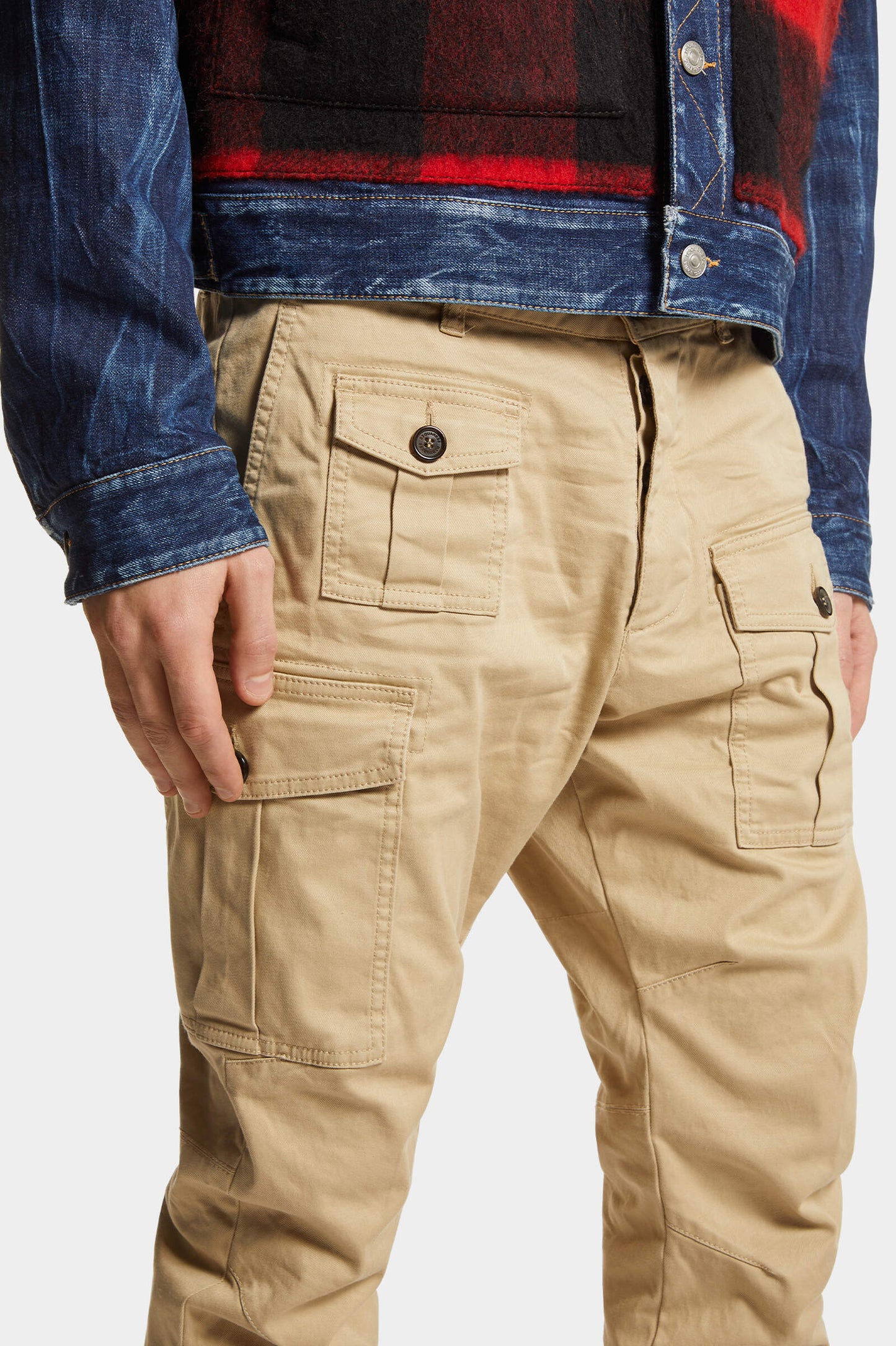 Pantalon Sexy Cargo en coton stretch