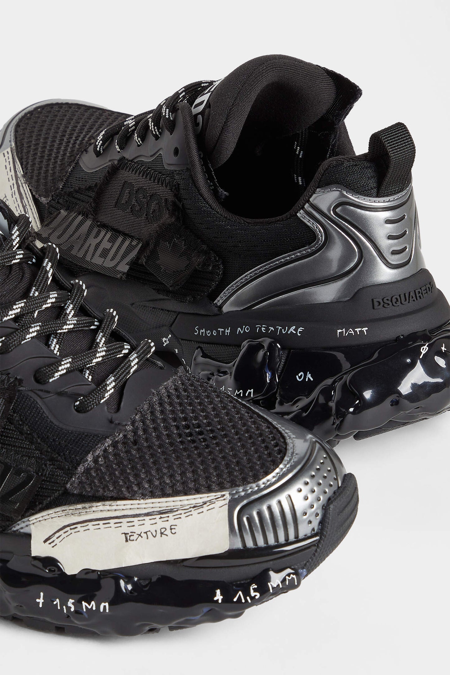Sneakers Faster avec détails métalliques